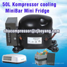 50L Kompressor refroidissement pour mini mini bar réfrigérateur Portable/movalbe mini entreposage frigorifique chambre/congélateur